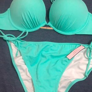 Vs push-up bikini top 36B and large bottom